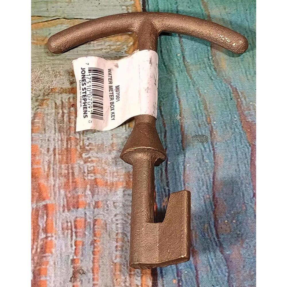 Jones Stephens Water Meter Box Key - Durable Utility Key for Plumbing Access